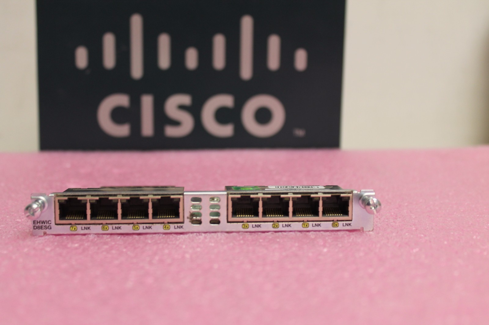 Cisco EHWIC-D-8ESG 8 Port Gigabit Enhanced WAN Interface EHWIC Card fastship 