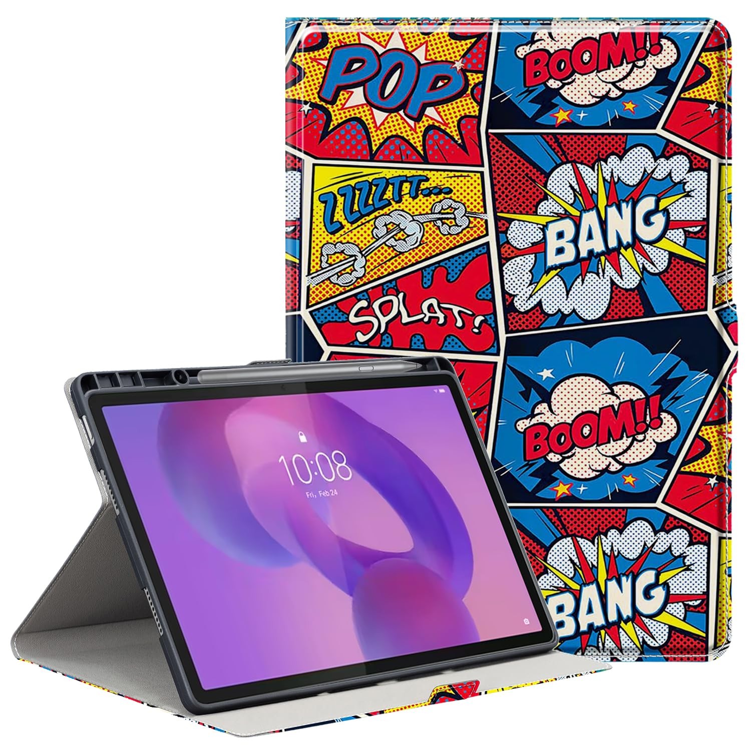 for Lenovo Idea Tab Pro Case with Pen Holder,Magnetic Silicone Shockproof Cov...