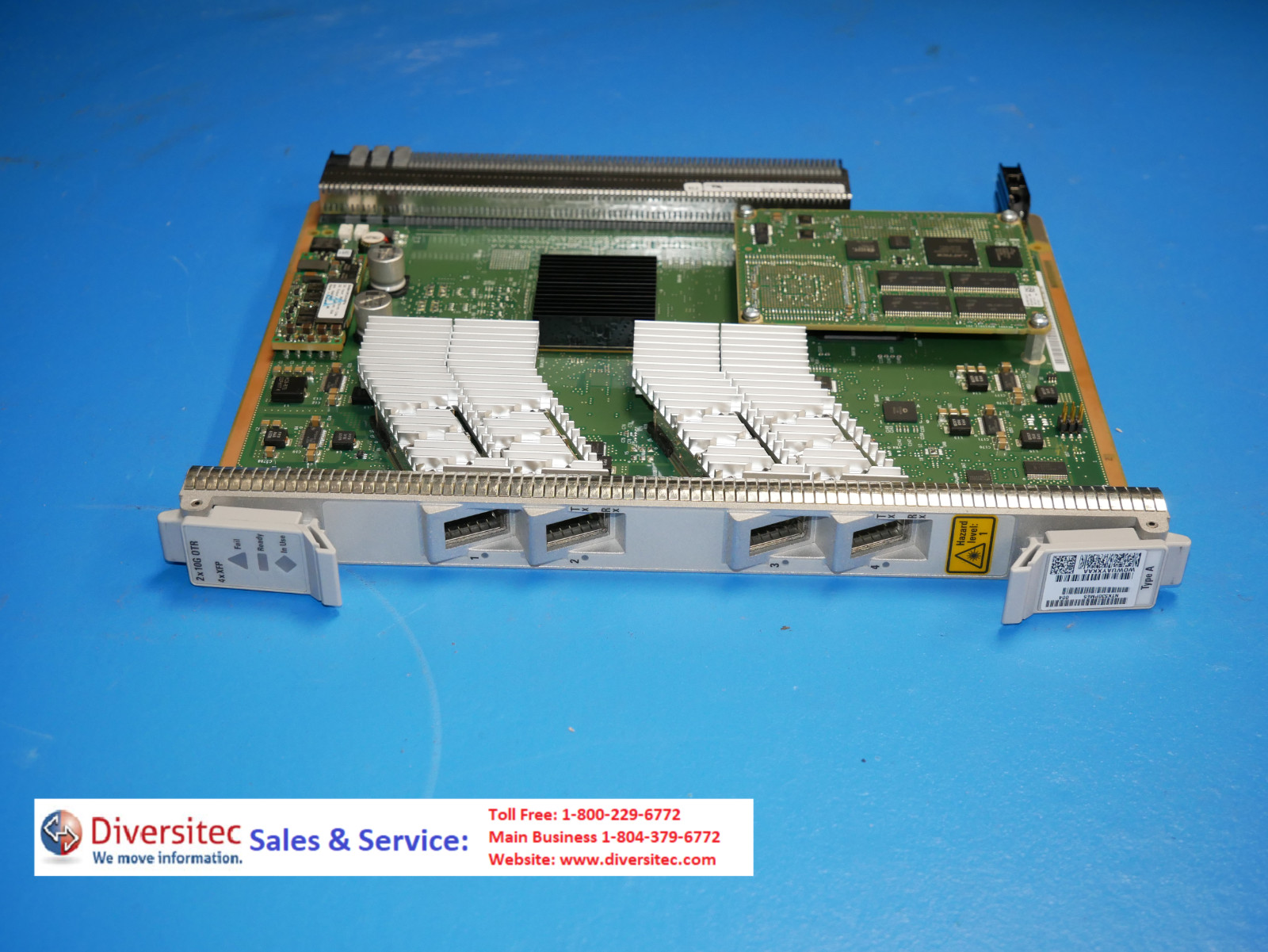 Ciena 6500 NTK530PME5 2x 10G OTR 4x XFP Optical Transponder Module (WOWUAYXKAA)