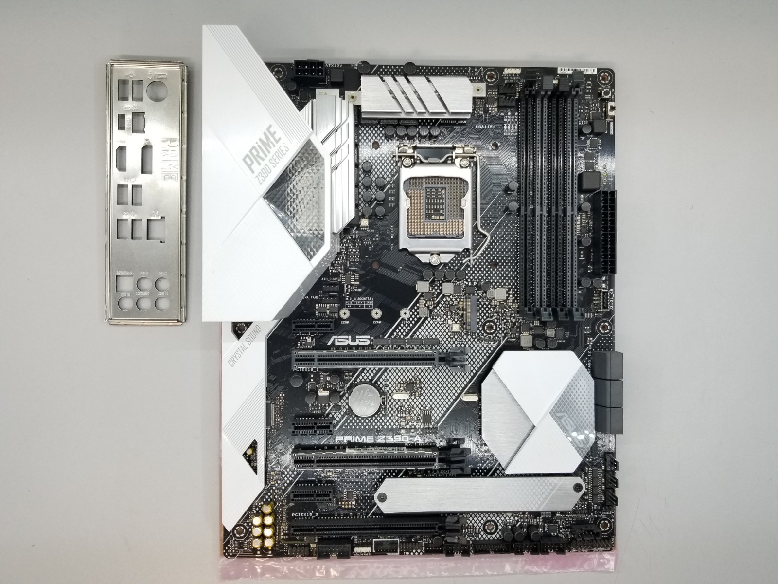 ASUS Prime Z390-A ATX Motherboard M.2 LGA1151 DDR4 PCIe DP HDMI w I/O Plate