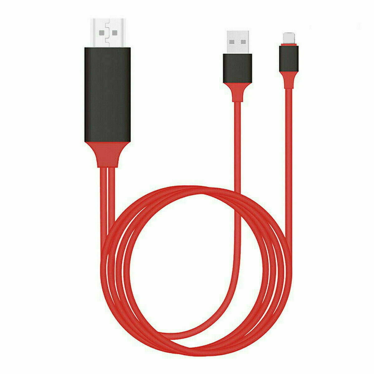 1080P HDMI Mirroring Cable Phone To TV HDTV AV Adapter For iPhone 14 13 12 11 8