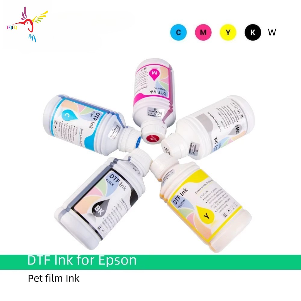 For Eps I1600 XP600 I3200 DTF Printer Pigment Ink For T-shirt Uniform 5x1000ml