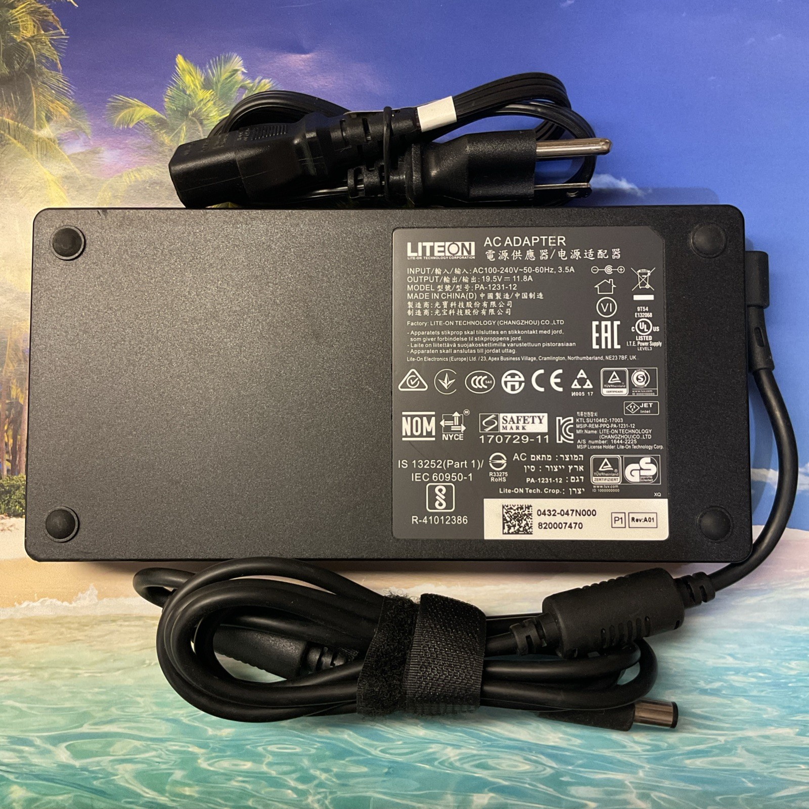 5 X Slim LITEON 19.5V 11.8A 230W PA-1231-12 For Intel NUC 8 VR NUC8i7HVK 7.4mm