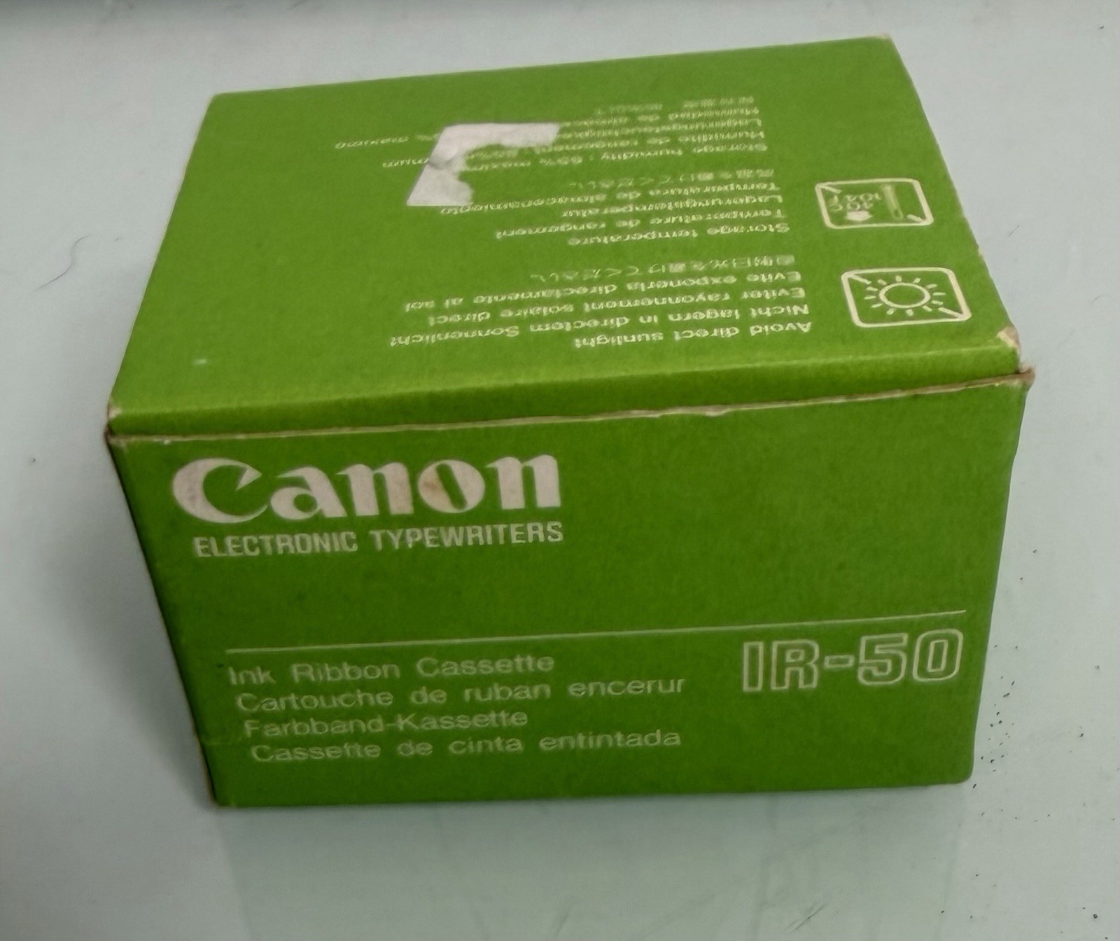 Canon IR-50 Electronic Typewriter Ink Ribbon Cassette Boxed 5ct-New