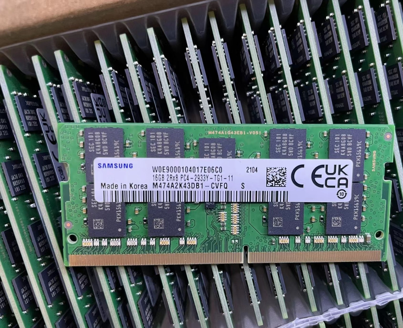 Samsung 16GB DDR4 2933 Laptop ECC SODIMM RAM M474A2K43DB1-CVF for DELL HP Lenovo