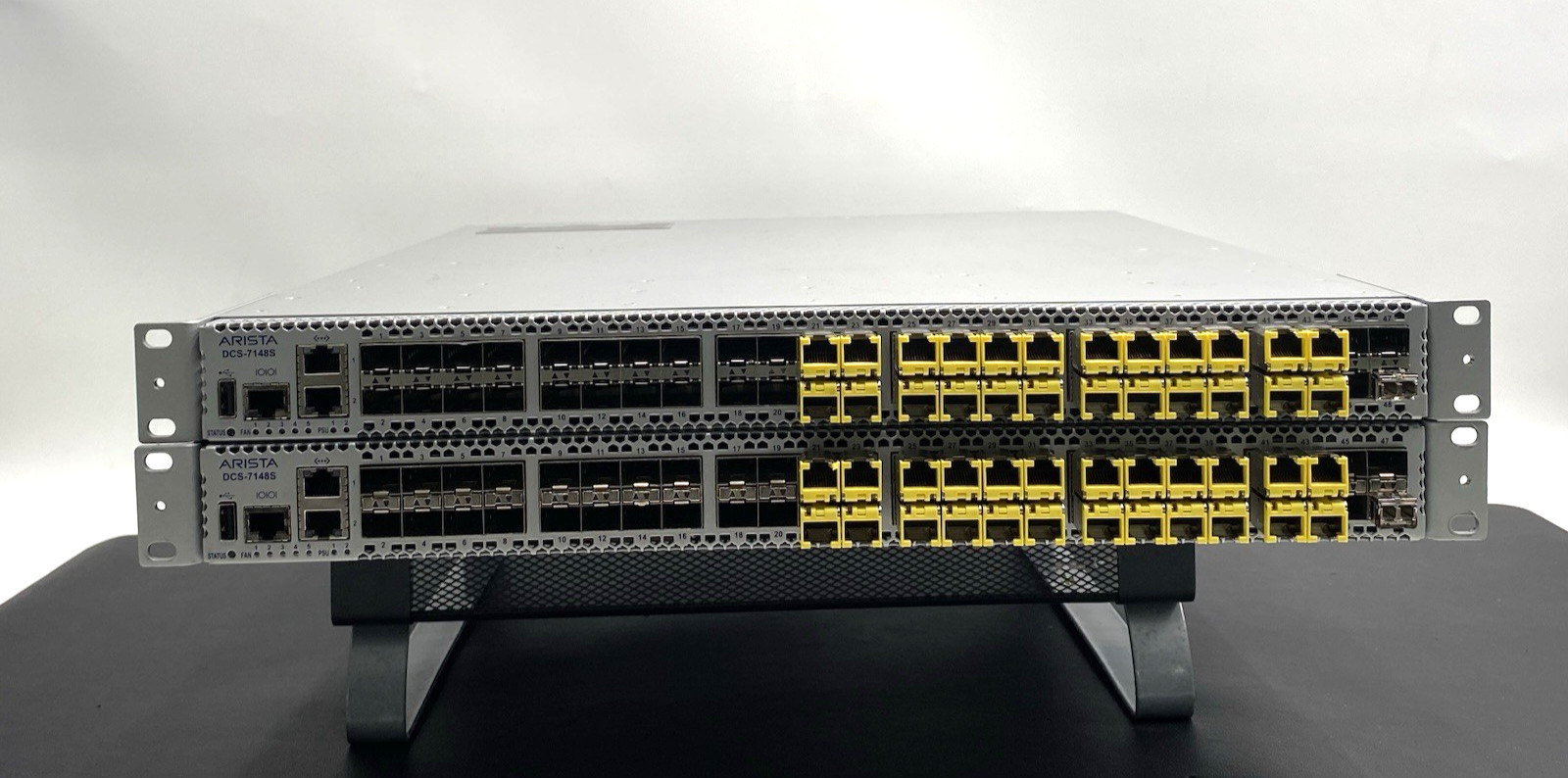 Lot of 2 Arista DCS-7148S-F 48 Port 10GbE W/ 2X 25 SFP'S