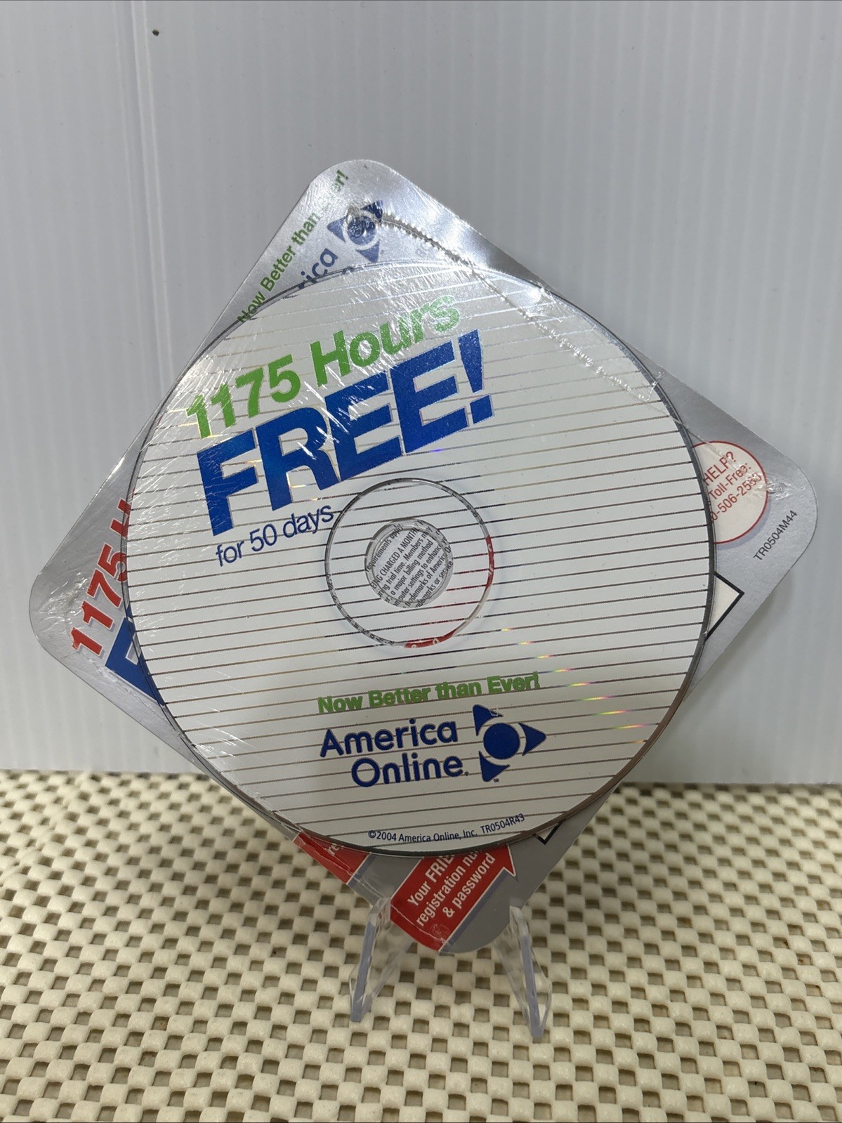 AOL 9.0 Security Edition 1175 HOURS Free for 50 Days  5X Faster SEALED 2004