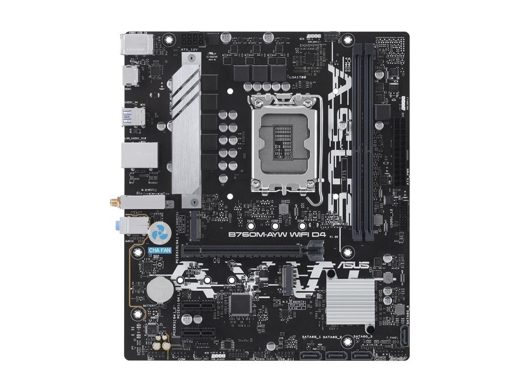 FOR B760M-AYW WIFI D4 motherboard LGA1700 2×DDR4 64GB HDMI M-ATX Tested OK