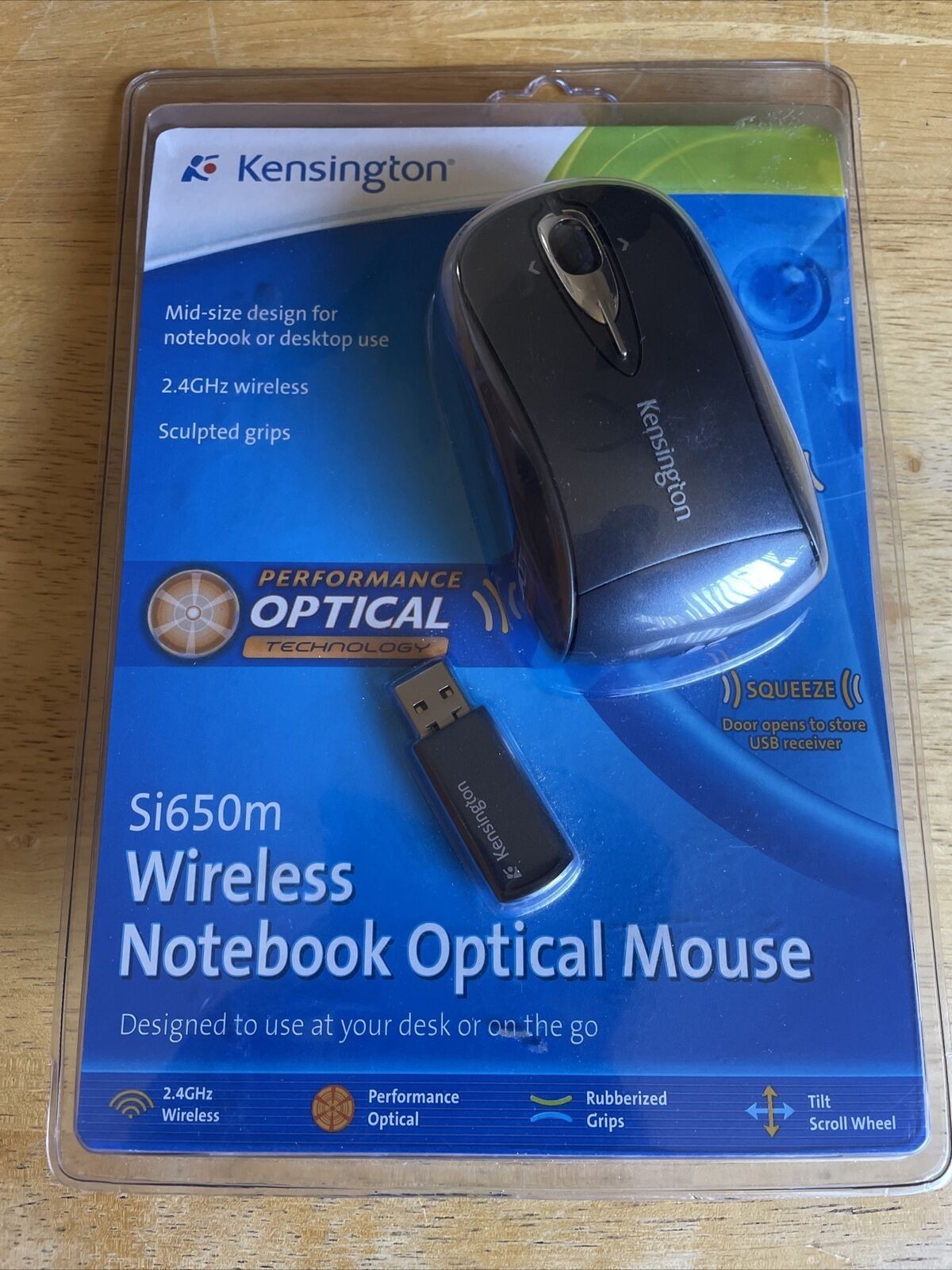 Kensington Si650m  Wireless Notebook Optical Mouse NOS