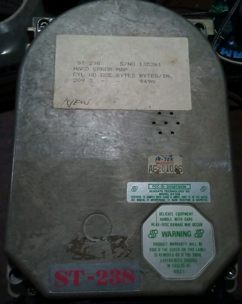 untested Seagate Model ST-238 Hard Drive 5.25" 30MB SAYS "NEW"