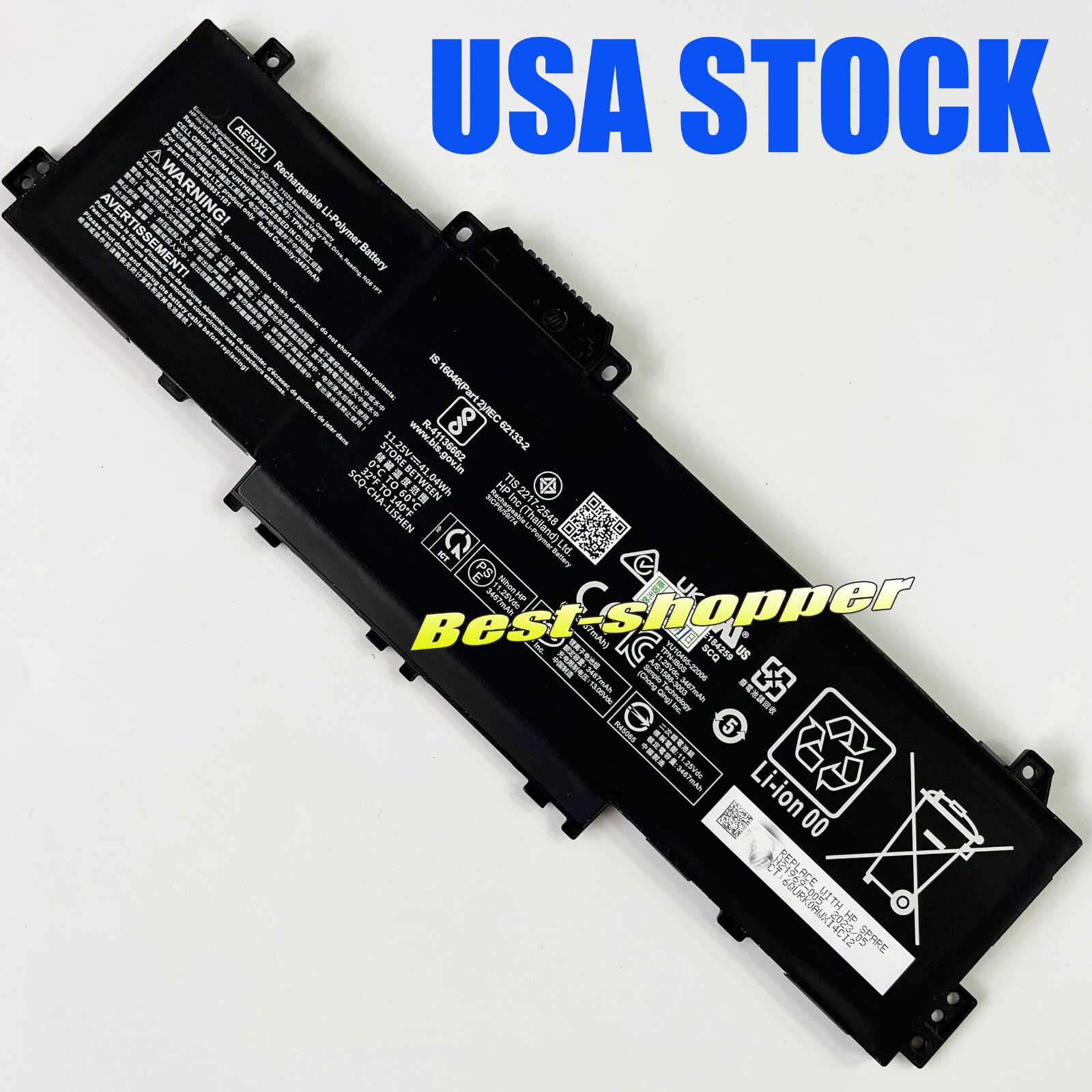 New Genuine N21969-005 AE03XL  HP BATTERY 11.25V 15-FC 15-FC0081NR series