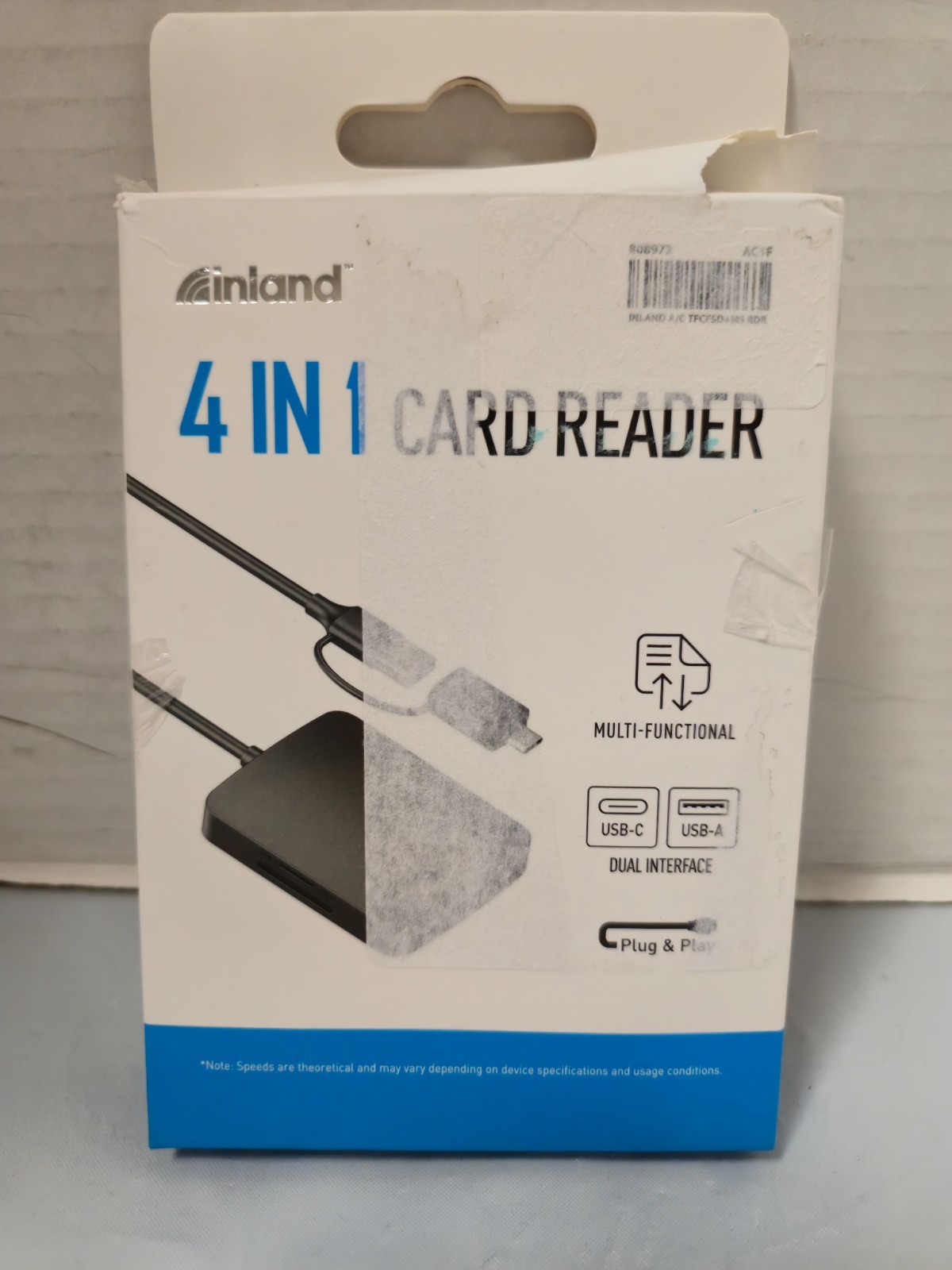 Inland 4 in 1 Card Reader