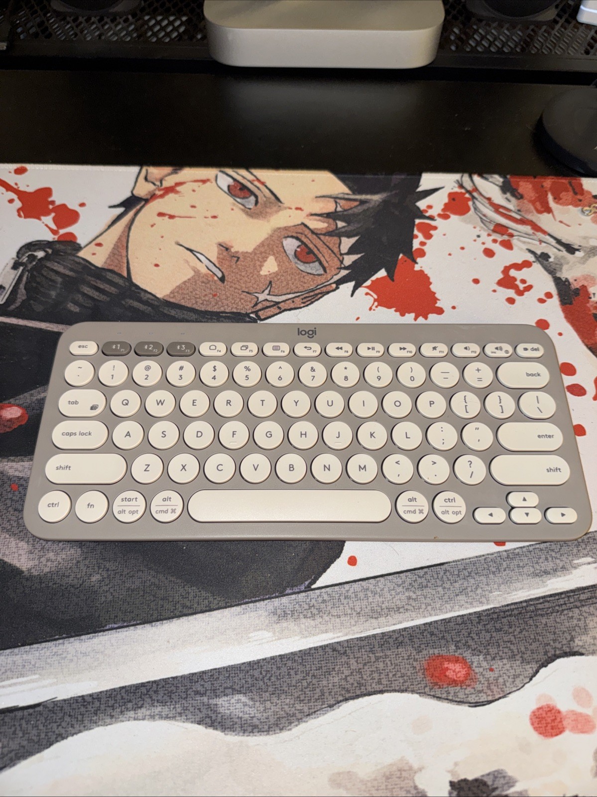 Logitech K380 Bluetooth Keyboard for Mac - Off-White, English