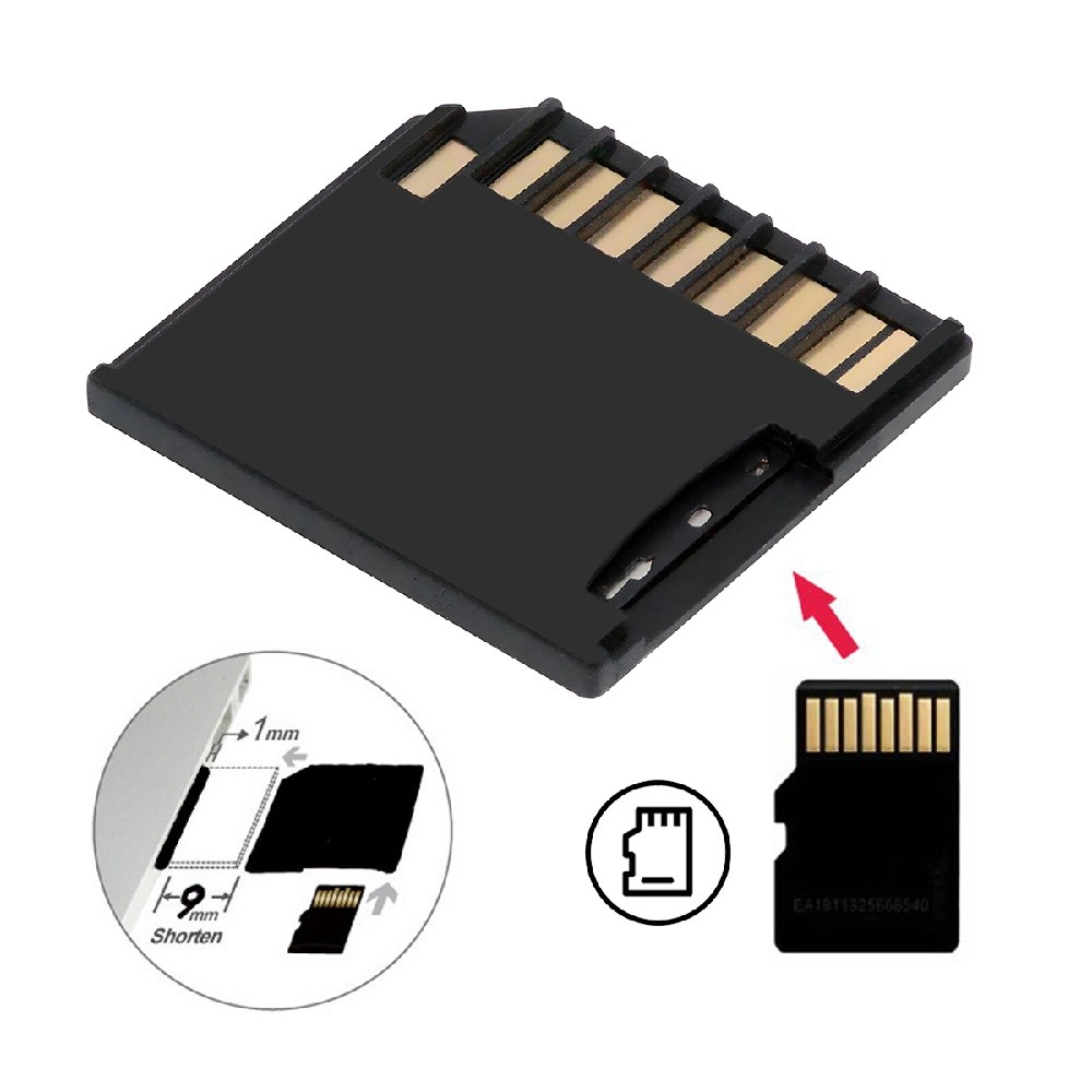 Micro SD to SD Memory Card Mini Adapter Compatible with MacBook Air/Pro/Retina