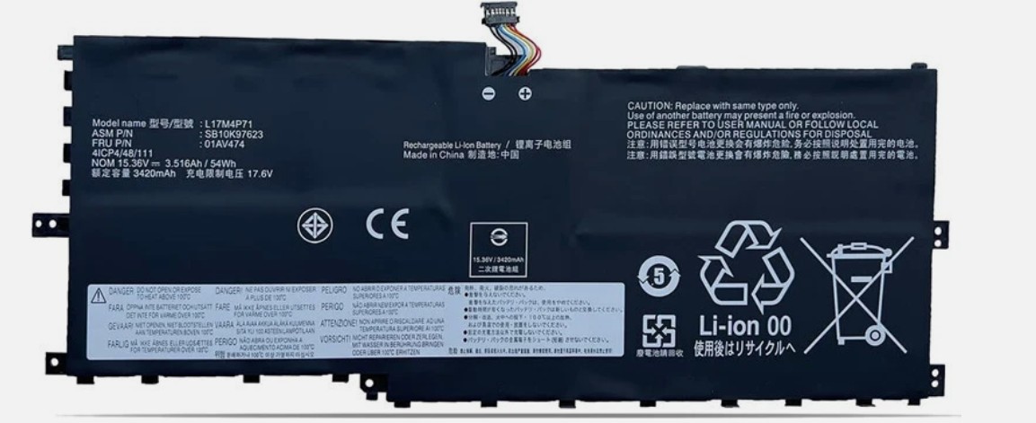 01AV474 L17M4P71 SB10K97623 Battery For Lenovo SB10K97624 L17M4P73 SB10K97638