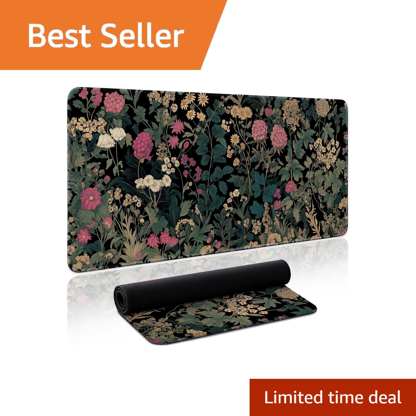 ZOTIA Vintage Garden Aesthetic Desk Mat 31.5x11.8 Mouse Pad