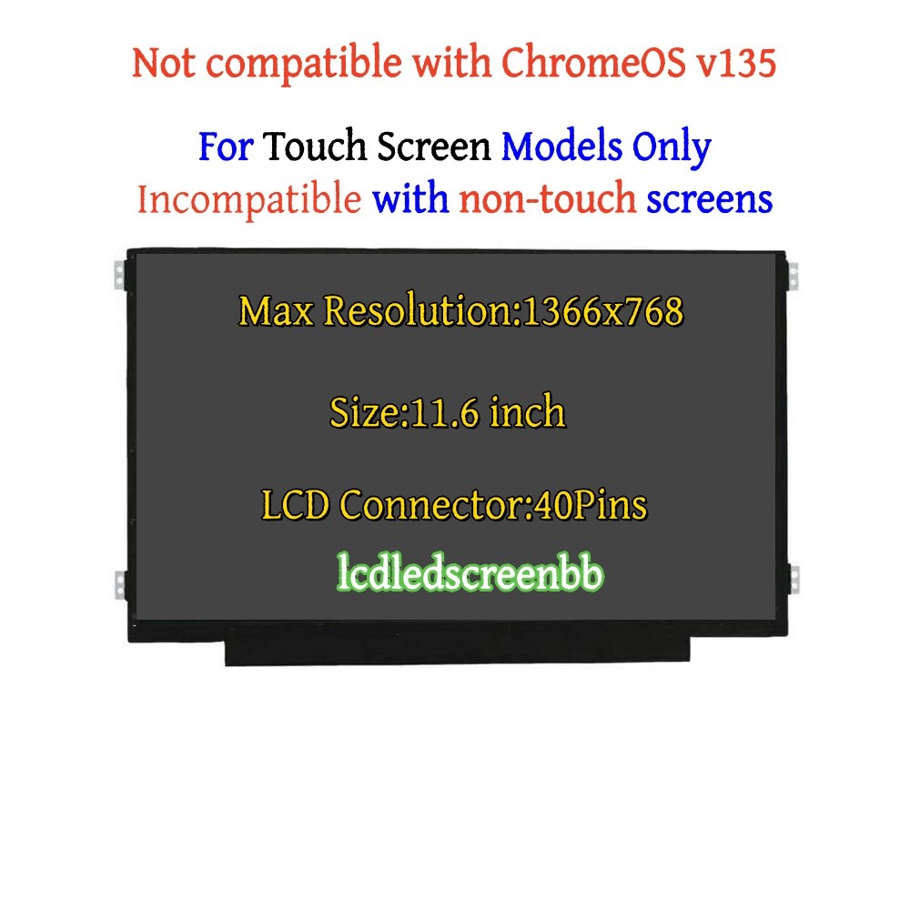 For ASUS Chromebook Flip C214 C214M C214MA 40pin LCD Touch Screen SCREEN