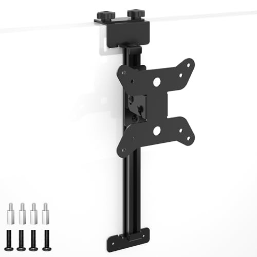 Height Adjustable Worker Cubicle Monitor Mount, Office Cubicle Monitor Hanger, 
