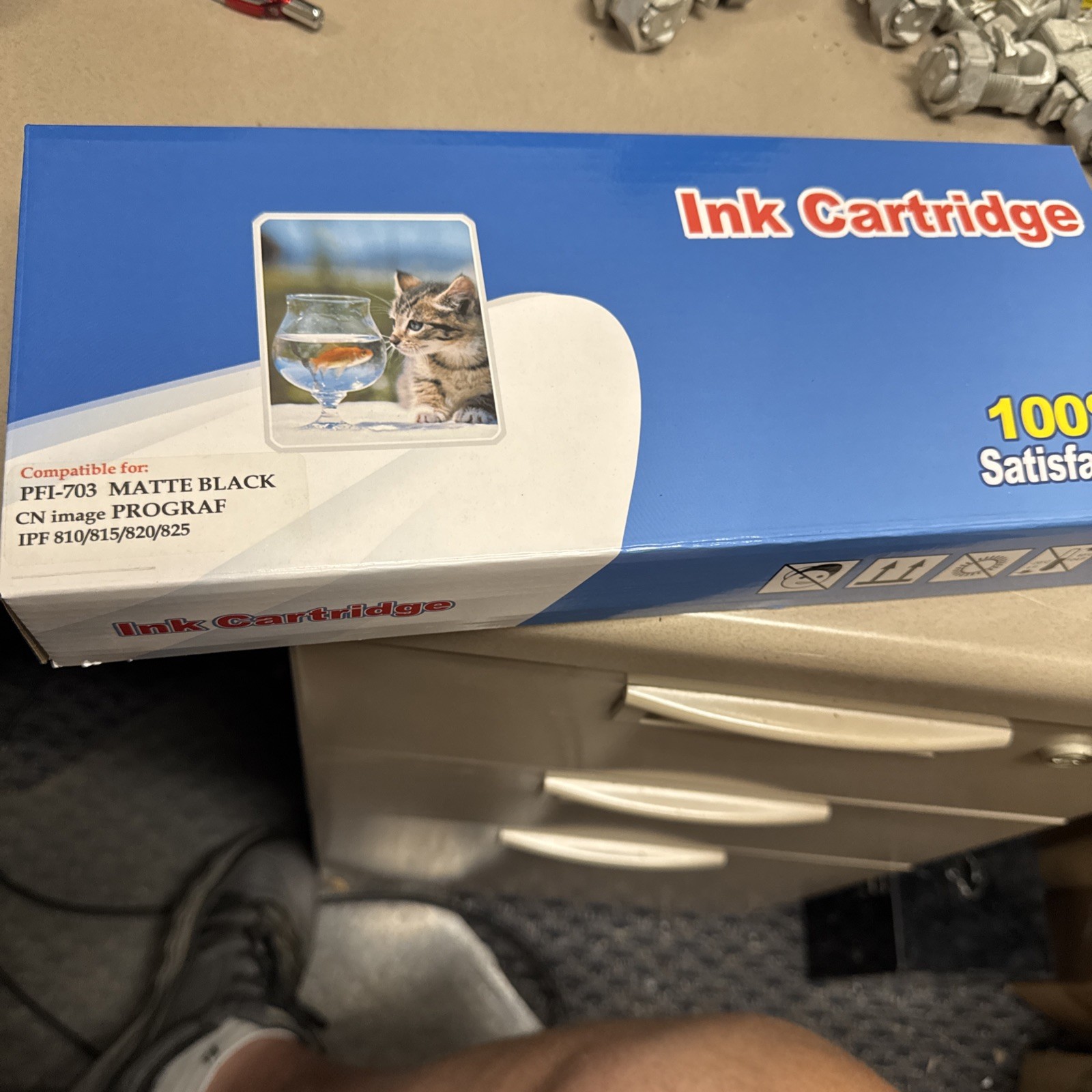 PFI-703 Matte Black Ink Cartridge Fit Canon iPF 810 IPF 815 820 825 MBK Sealed