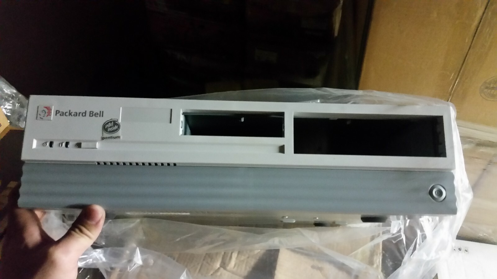 Vintage Packard Bell LPX at Multi-Media Desktop case Pentium Vintage RARE 