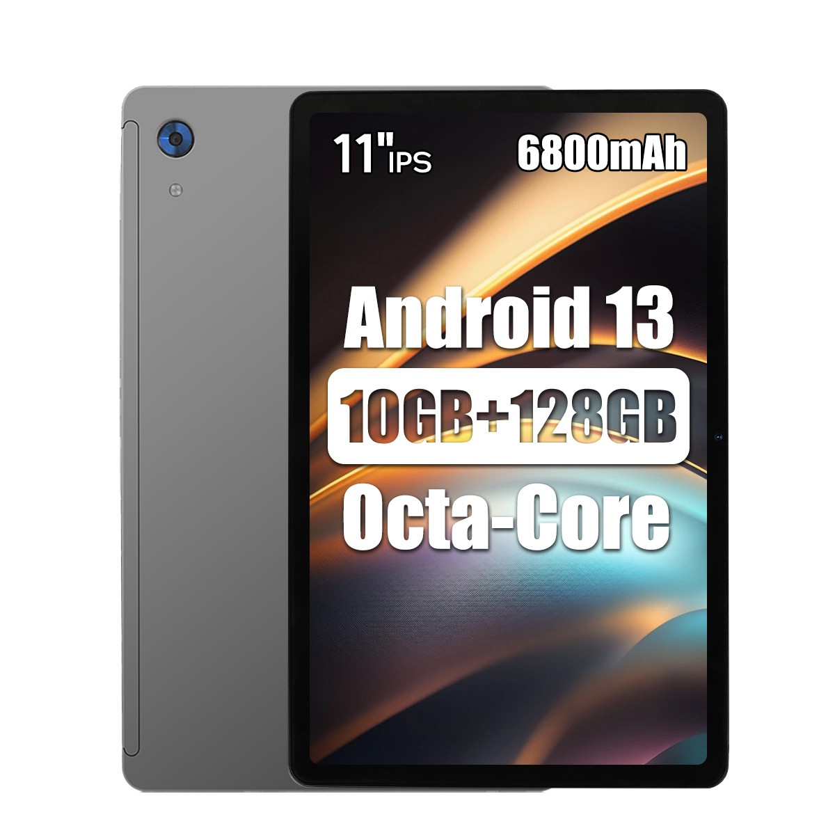 10 inch Android 14 Tablets HD Touchscreen Octa-Core 10GB + 128GB Dual Camera