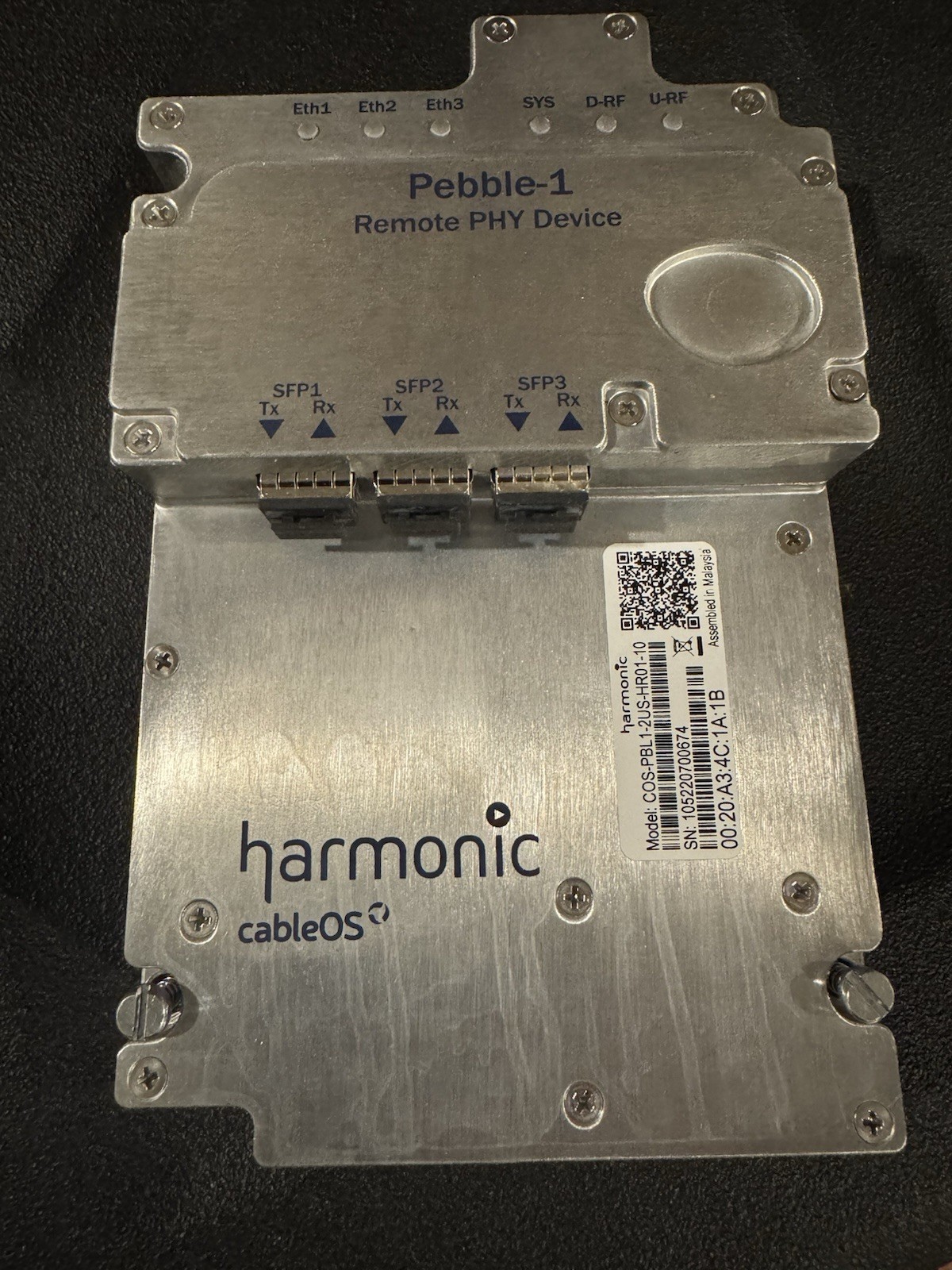 HARMONIC COS-PBL1-2US-HR01-06 CABLEOS PEBBLE-1 REMOTE DAA DEVICE