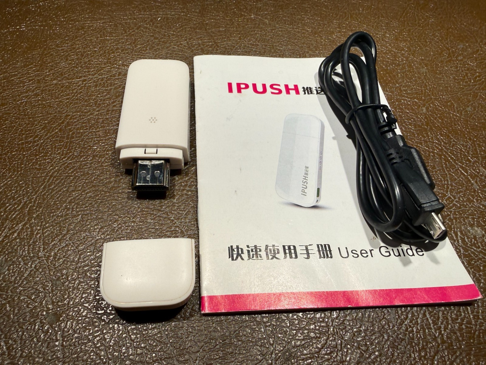 iPush Wireless Display Dongle Adapter, Portable Transmitter 1080p HDMI Streaming