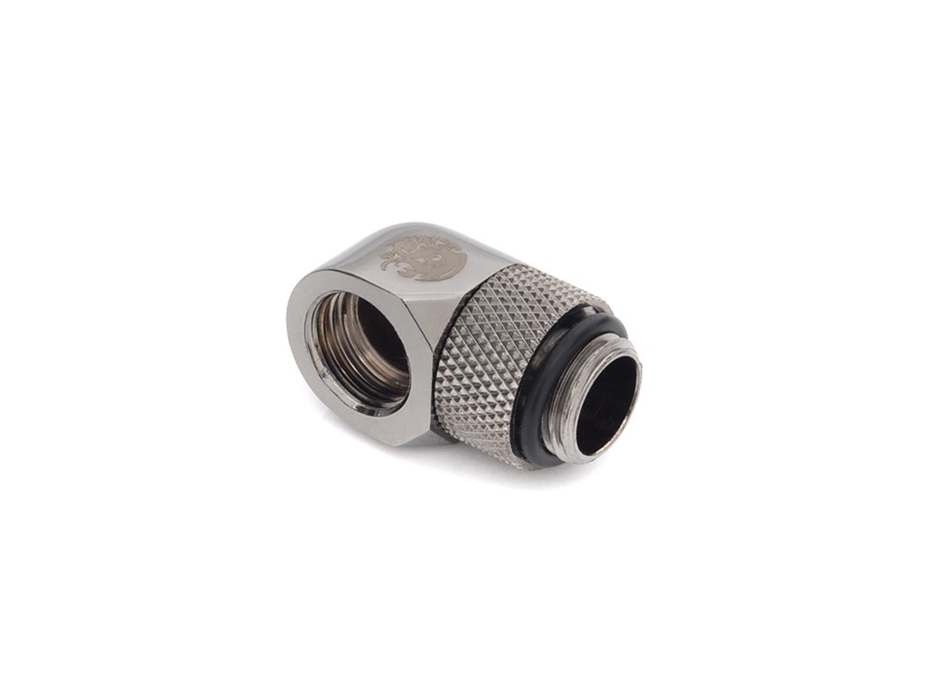 Bitspower G1/4" Black Sparkle Rotary 90-Degree IG1/4" Extender  BP-BS90R
