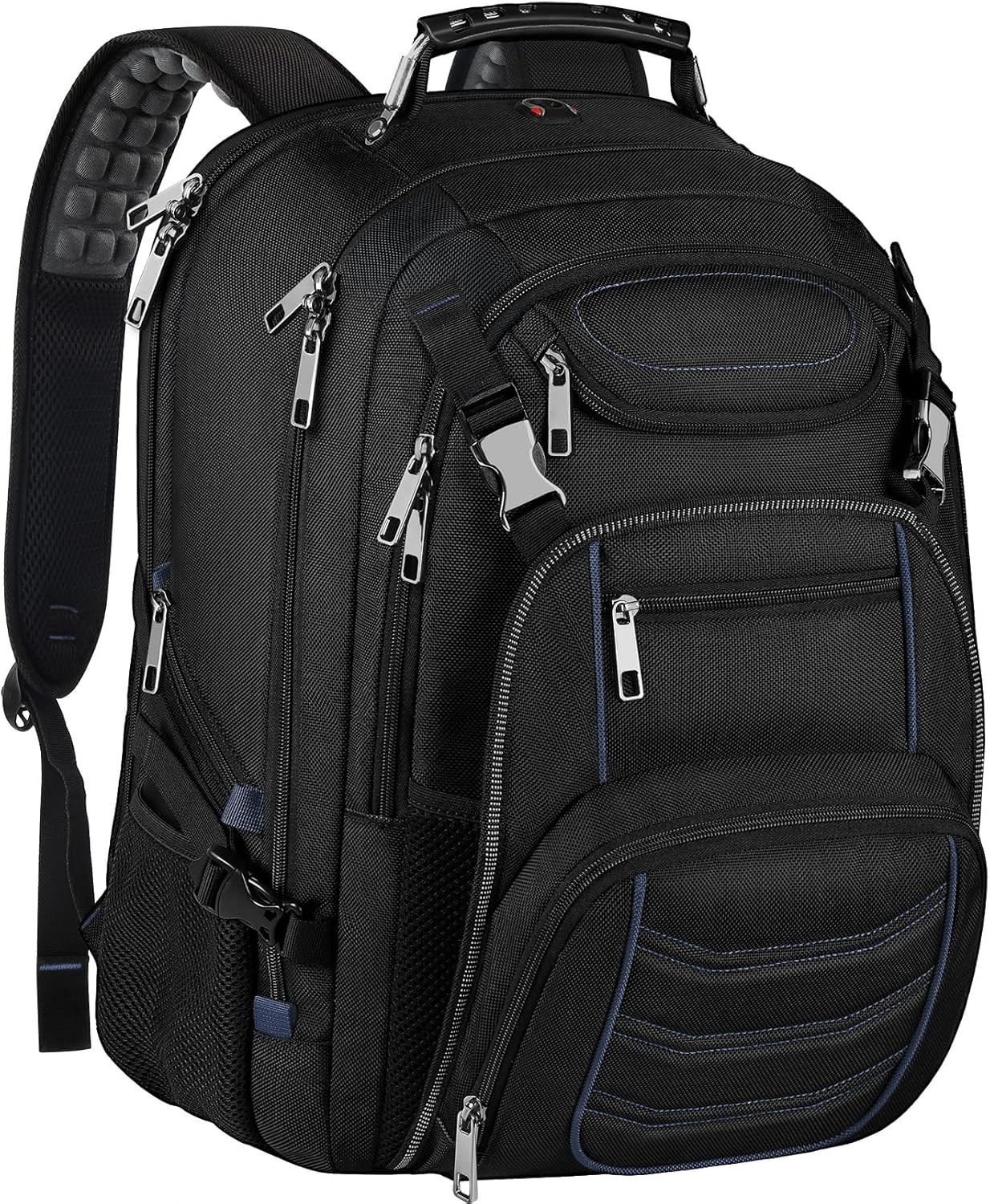 Mochila para portátil de 18,4 pulgadas, mochila de viaje extragrande con puerto 