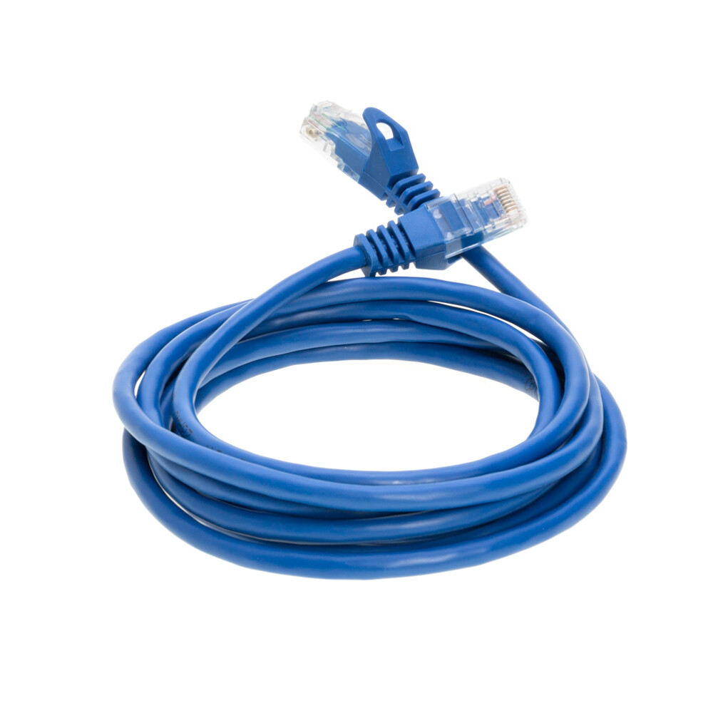 CAT5e Ethernet Patch Cable RJ-45 Internet Cord Blue 25FT- 200FT Multi-Pack LOT