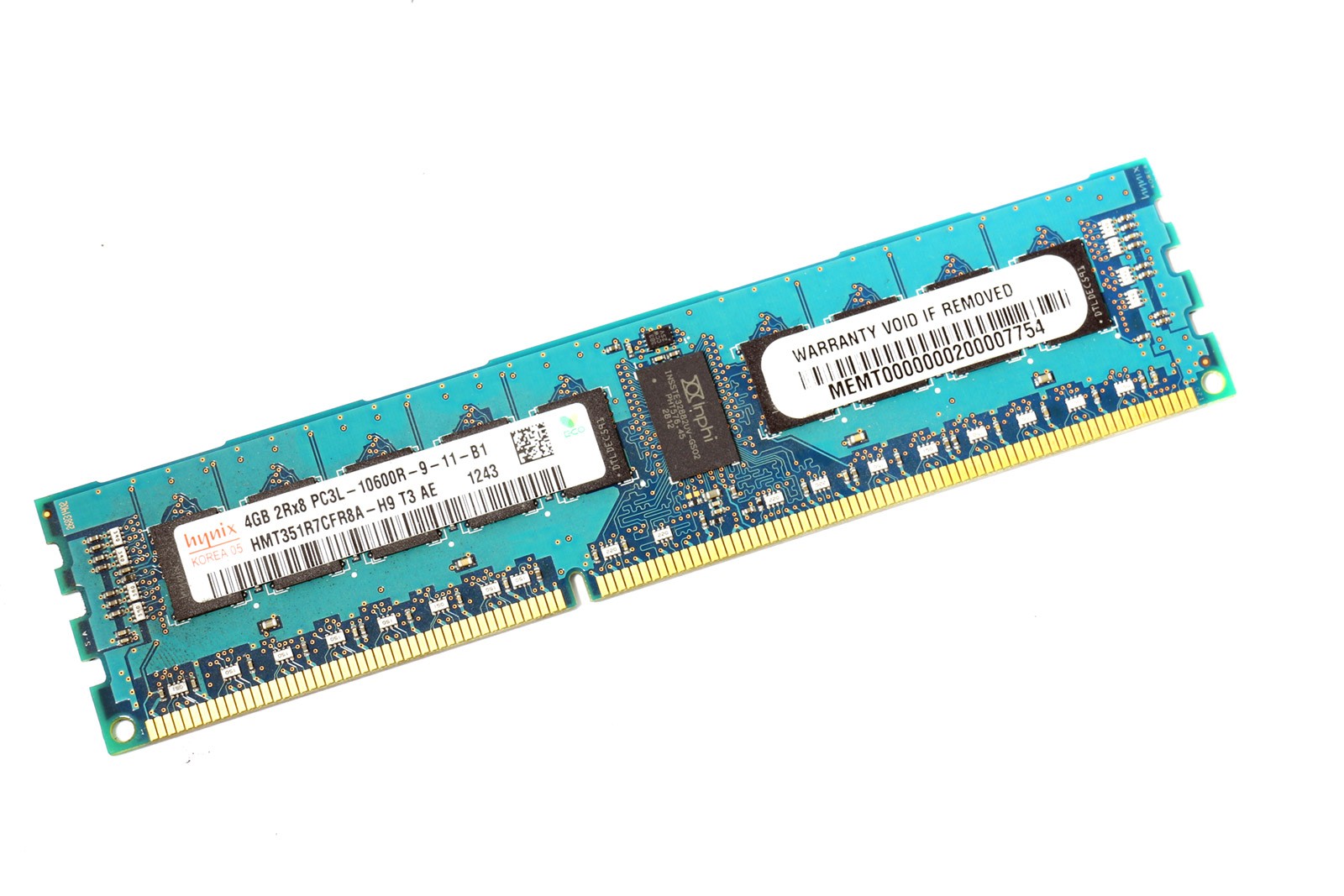 Hynix HMT351R7CFR8A-H9 PC3L-10600R-9-11-B1 4GB Server Memory RAM