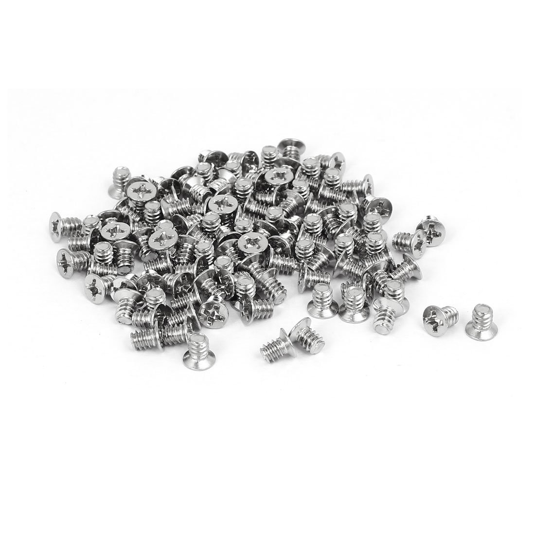 6#-32 Flat Phillips Head Hard Drive Mounting Screws 100 Pcs Computer PC Case