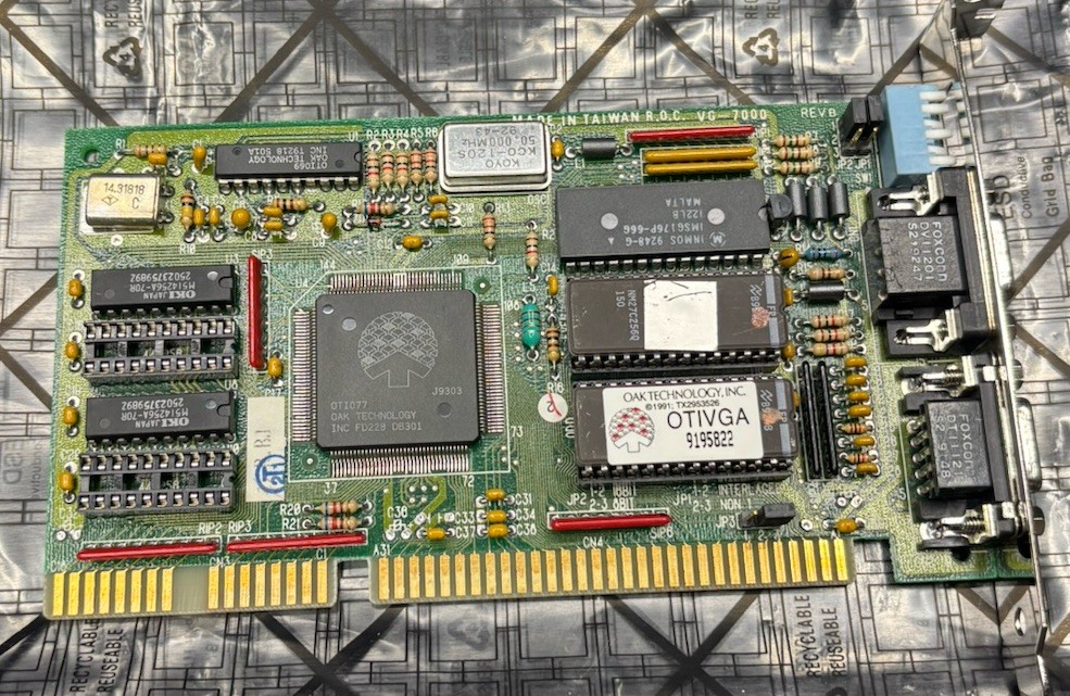 Vintage New Old Stock DFI OTIVGA VG-7000 REV B 256KB Ram 