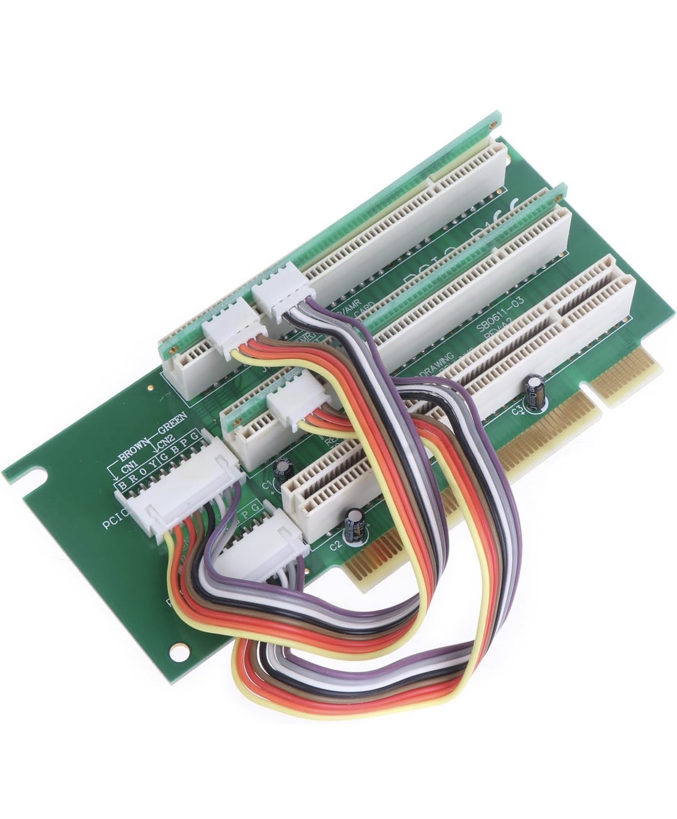 3 Slot PCI3-D1 PCI Riser Card Module Board (B0CMV77YS2) Exingk