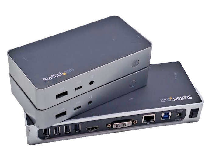Lot of StarTech 1x DK30ADD + 2x DK30CHHPD USB 3.0 Dual Monitor Docking Stations