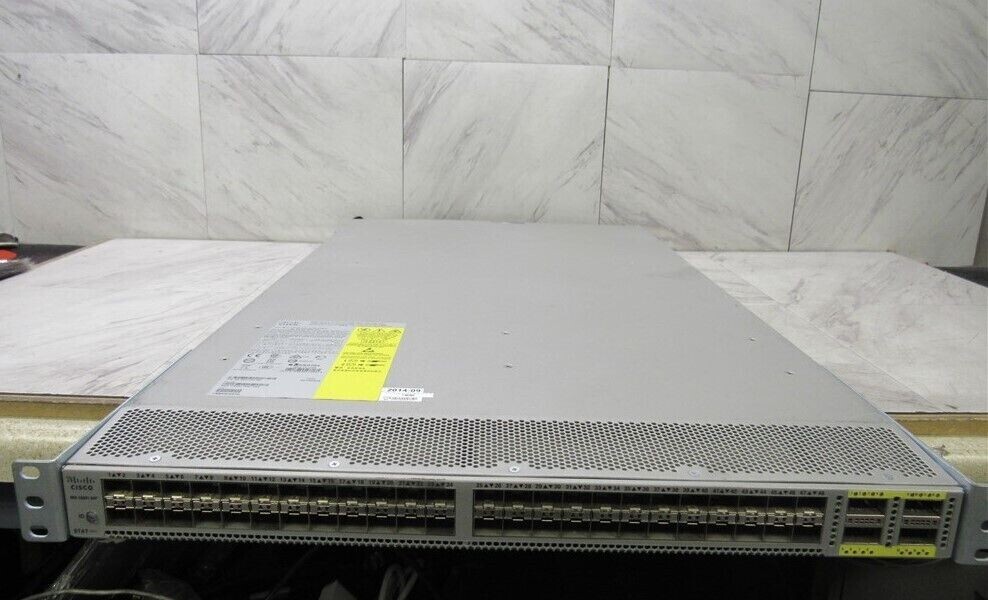 Cisco Nexus 6000 Series N6K-C6001-64P 48-Port SFP 4-Port QSFP Dual Power Switch