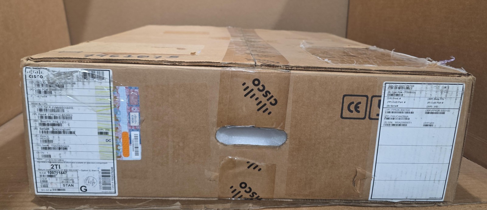New Open Box Cisco FPR2110-ASA-K9 Firepower 2110 Series ASA Bundle w/ SSD Clean