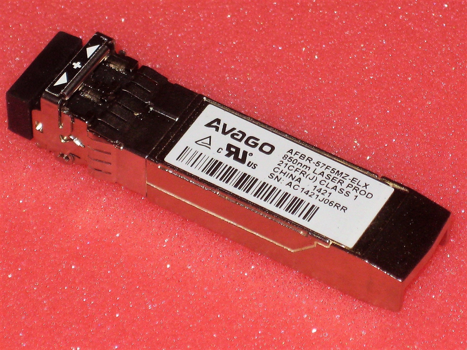 Emulex Avago 16Gb 850nm SFP+ AFBR-57F5MZ-ELX 16GFC Multirate Transceiver 16Gbe