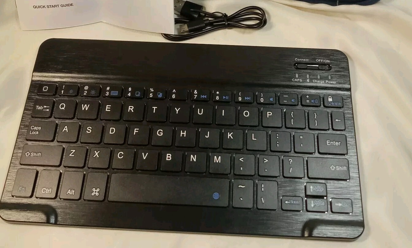 Rechargeable LED Bluetooth Keyboard  iPad Tablets Windows