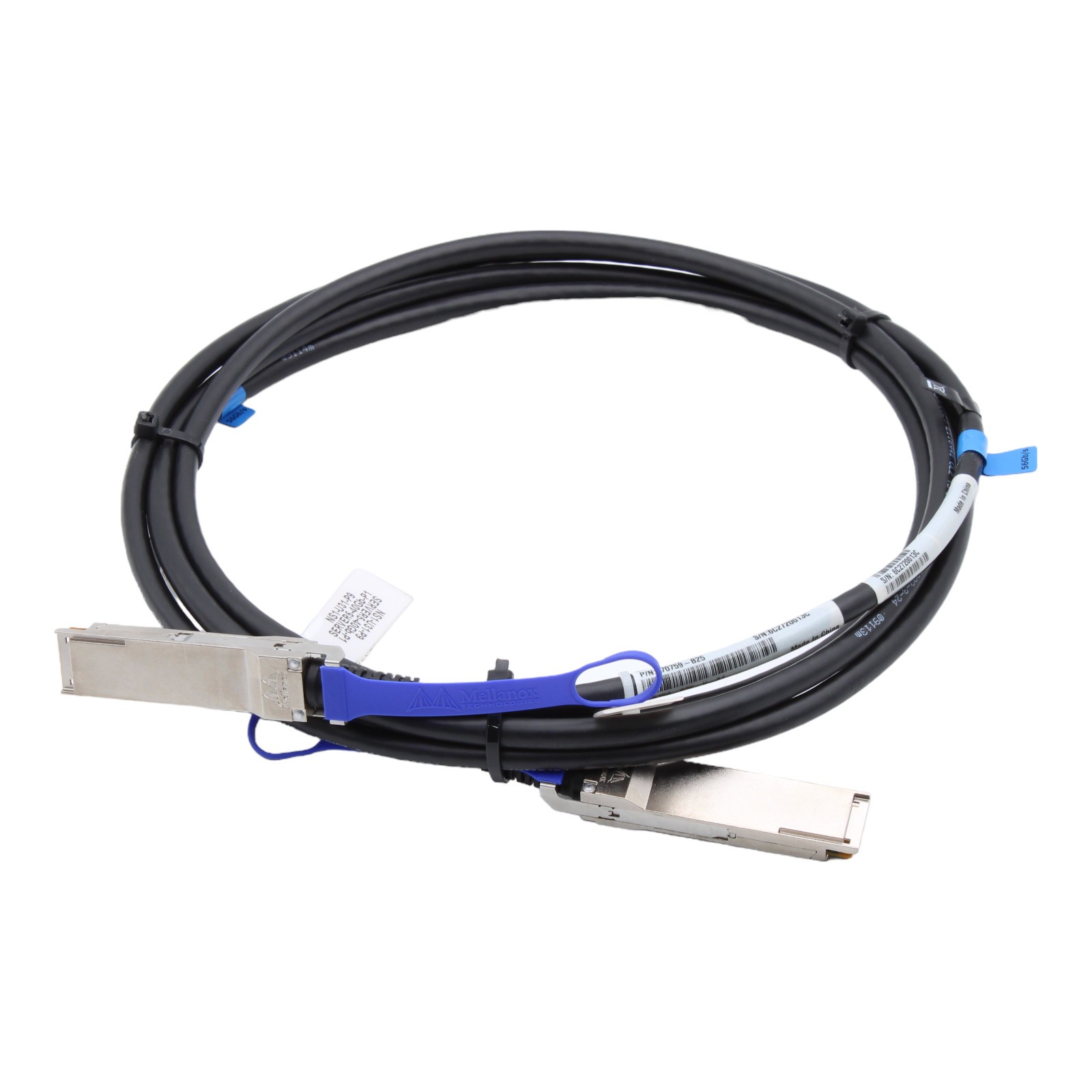 Mellanox HP 670759-B25 674852-001 40Gbps QSFP+ 3M DAC Infiniband Data Cable