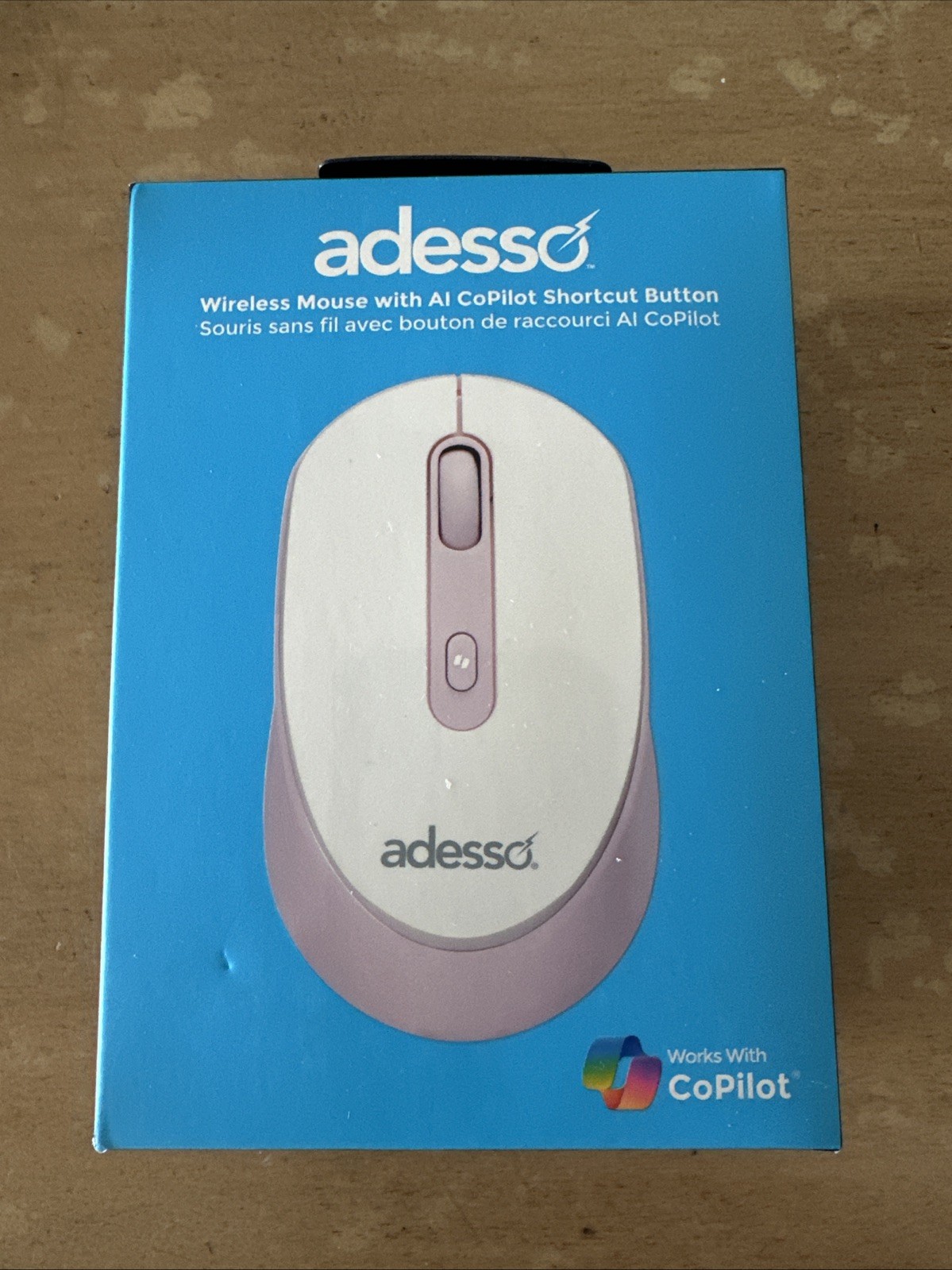 Adesso iMouse A30P Wireless Mouse with AI CoPilot Shortcut Button