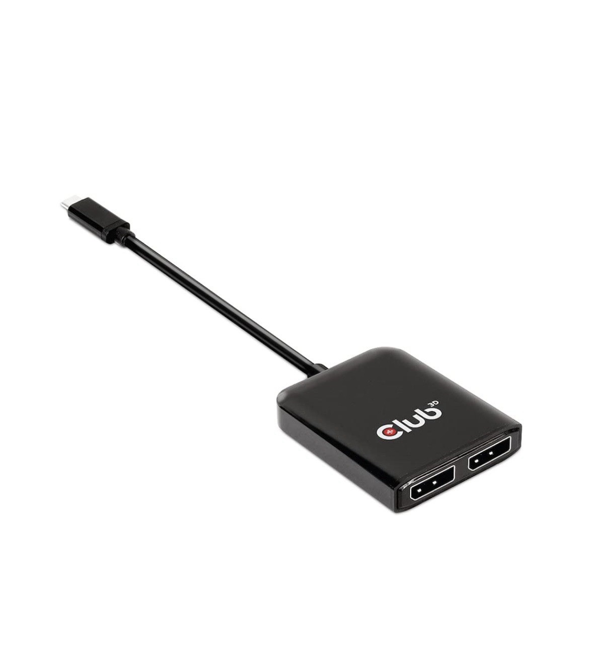 Club 3D CSV-1555 USB-C to two DisplayPort MST Hub 4K 60Hz hub adapter