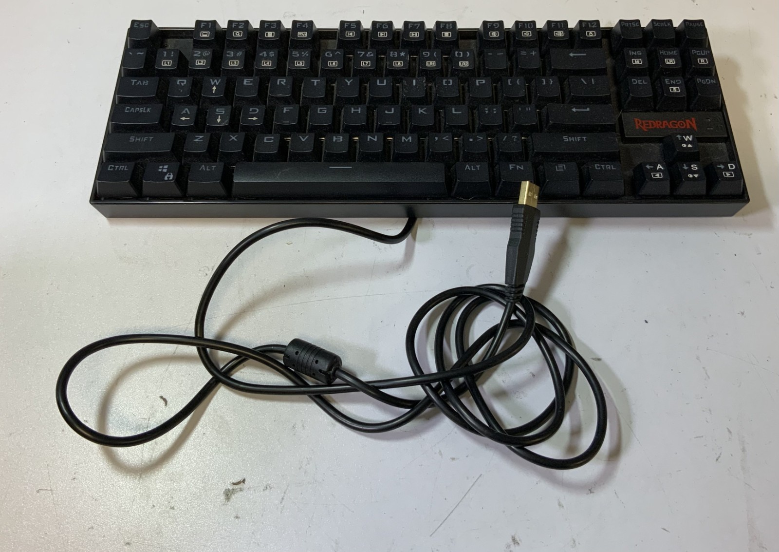 Redragon KUMARA/K552-KR USB Wired RGB Mechanical Gaming Keyboard, Black "C7C"