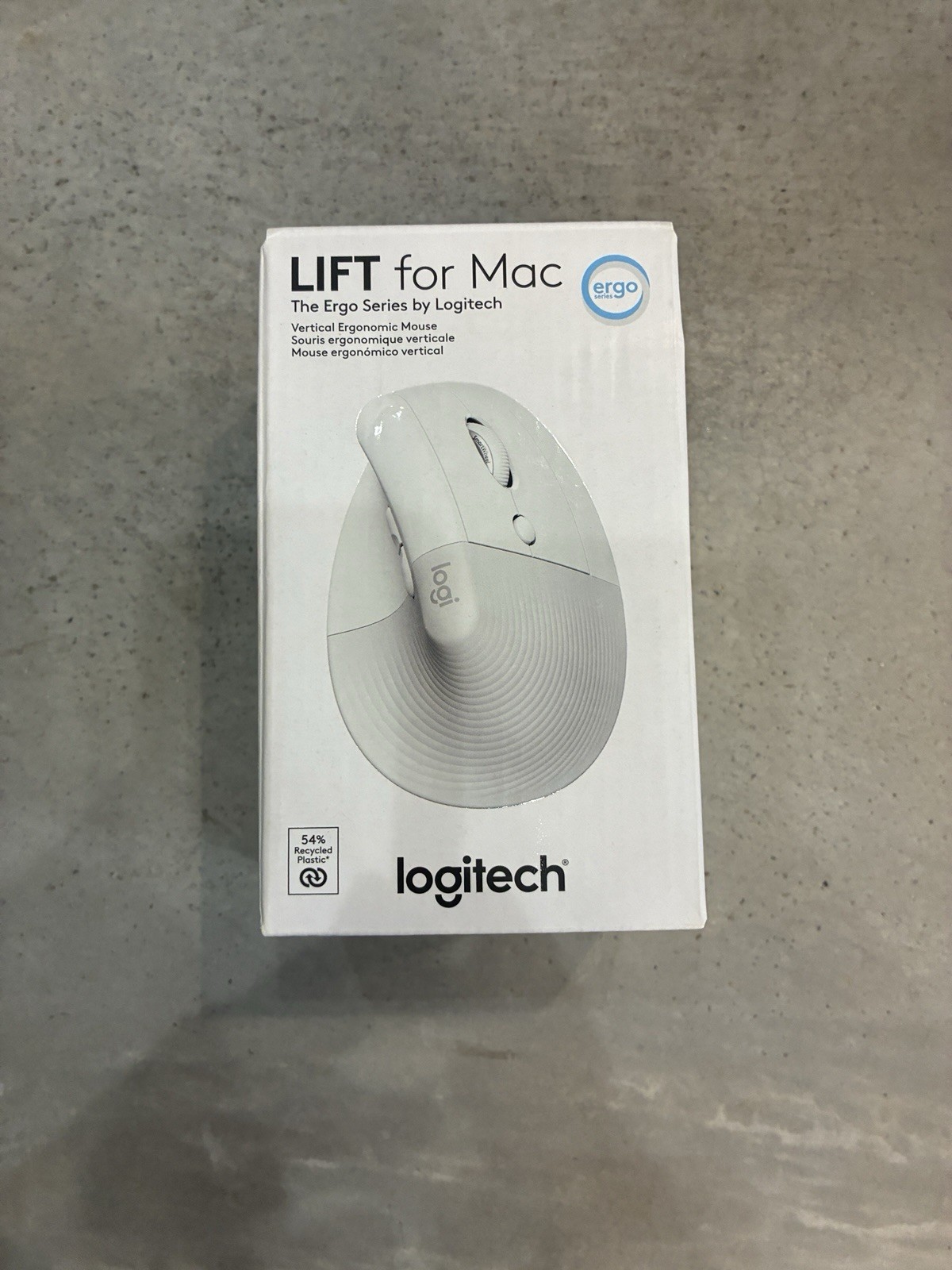 Logitech Lift for Mac Wireless Vertical Ergonomic Mouse - Optical - Bluetooth