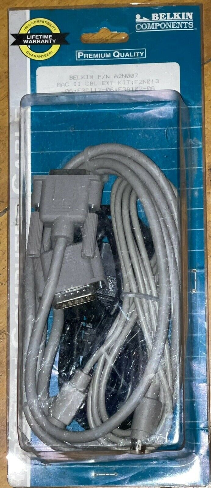 Vintage Belkin Mac II CBL ext Kit p/n A2N007 New