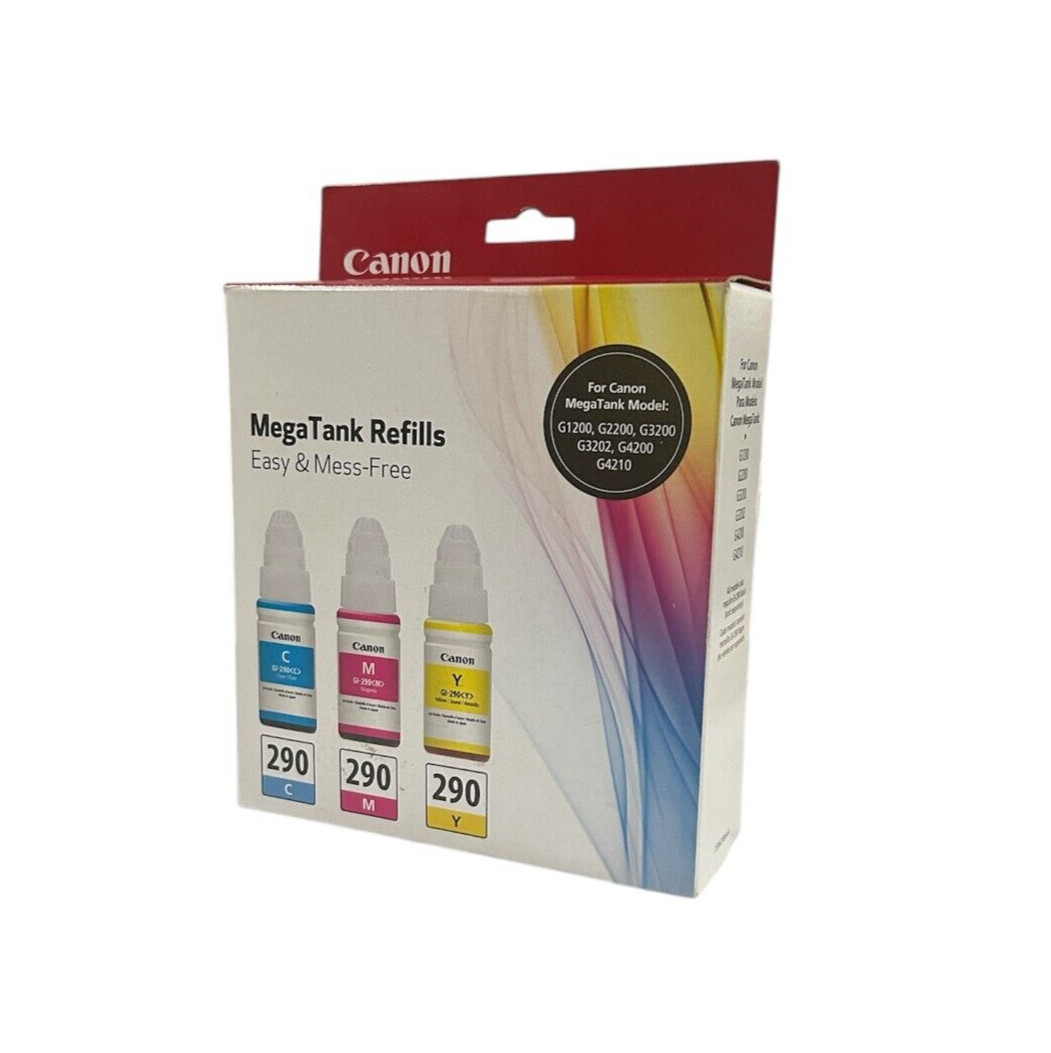 Canon GI-290 CMY Ink Bottle Value Pack (1596C006AA)