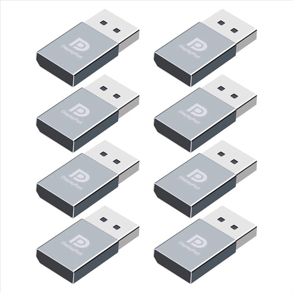 8Pcs 4K DP Displayport Dummy Plug DP Virtual Display Adapter EDID Headless6778