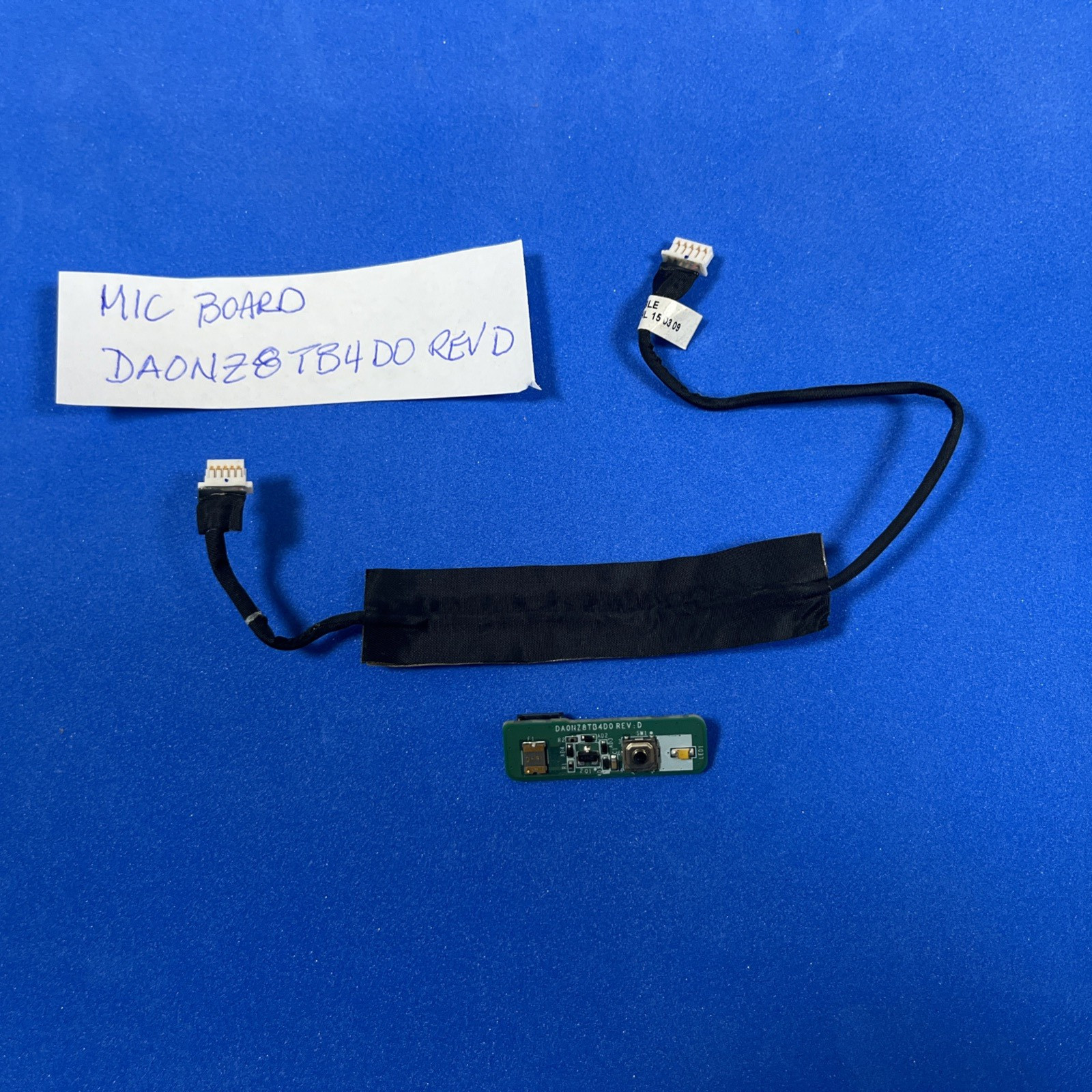HP Envy 23-K310 23" Genuine Microphone Mic Boards w/ Cable DA0NZ8TB4D0 Rev D