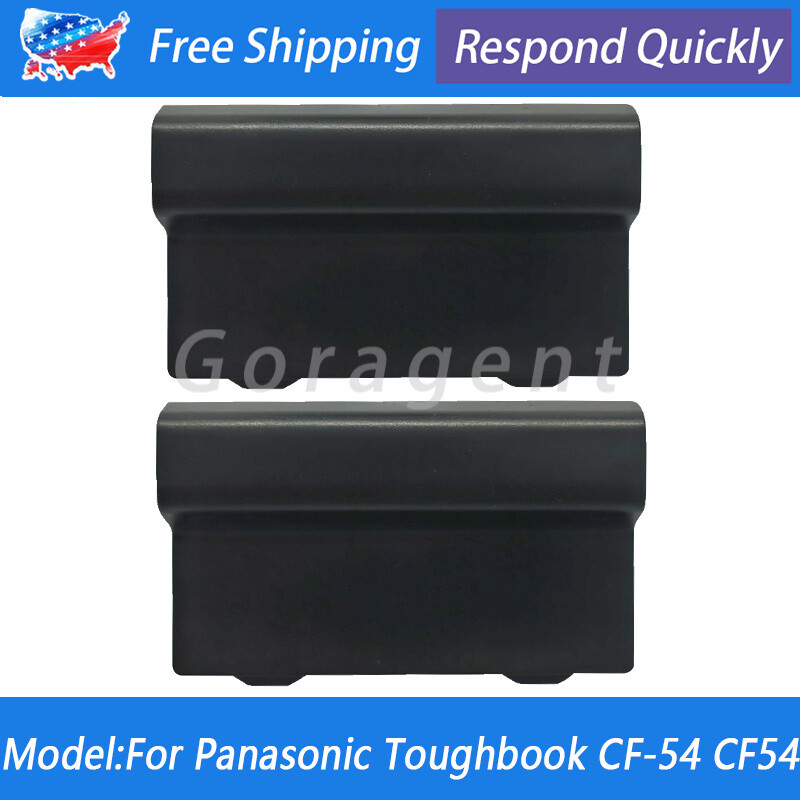 2PCS Replace Main Hinge Cover For Panasonic Toughbook CF-54 CF54 CF 54 Black
