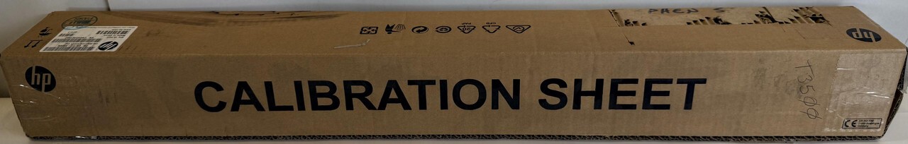 HP GENUINE CN727-60025 CN727-69006 HP DESIGNJET SCANNER CALIBRATION SHEET